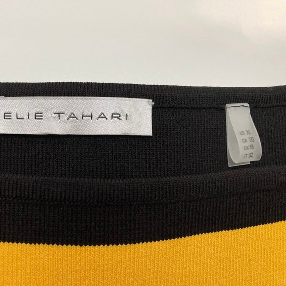 Elie Tahari Multicolor Striped Knit Tank Top | Premium Viscose Blend - Picture 13 of 16